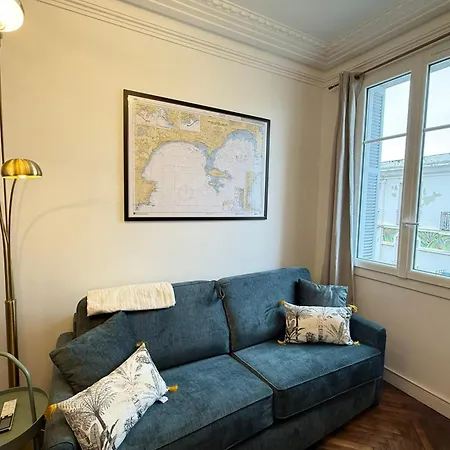 T2 Lumineux Avec Charme Bourgeois 5ᵉ Etage Plages & Centre A Pied *