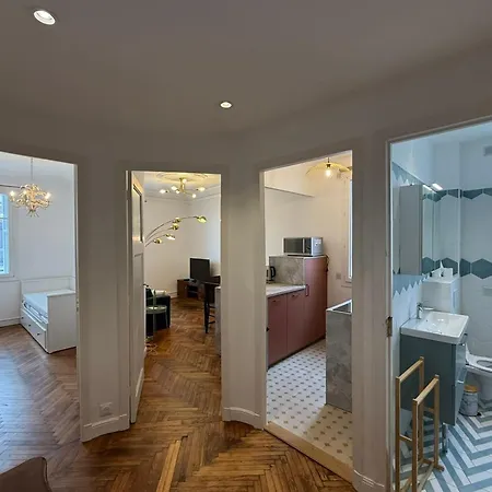 T2 Lumineux Avec Charme Bourgeois 5ᵉ Etage Plages & Centre A Pied Apartment *